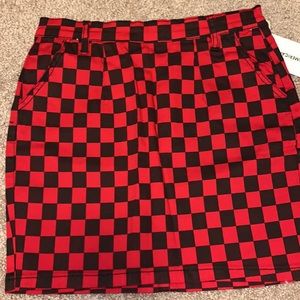 NEW Checkered Mini Skirt
